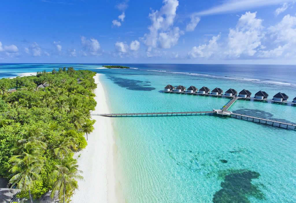 Роскошный отель Dusit Thani Maldives расположен на атолле Баа, в первом и единственном биосферном заповеднике на Мальдивах, внесенном в список заповедников ЮНЕСКО. Один из самых больших пейзажных бассейнов Мальдивов, а также 94 виллы и резиденции окружены бирюзовой лагуной и внутренним коралловым рифом. К услугам гостей частный пляж, спа-центр на вершине деревьев и бесплатный Wi-Fi в номерах. Персонал отеля говорит на английском, русском