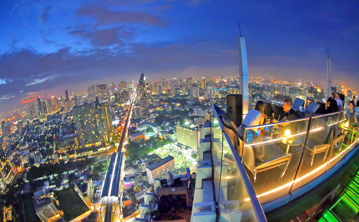 Octave Rooftop Bar в Bangkok Marriott Hotel