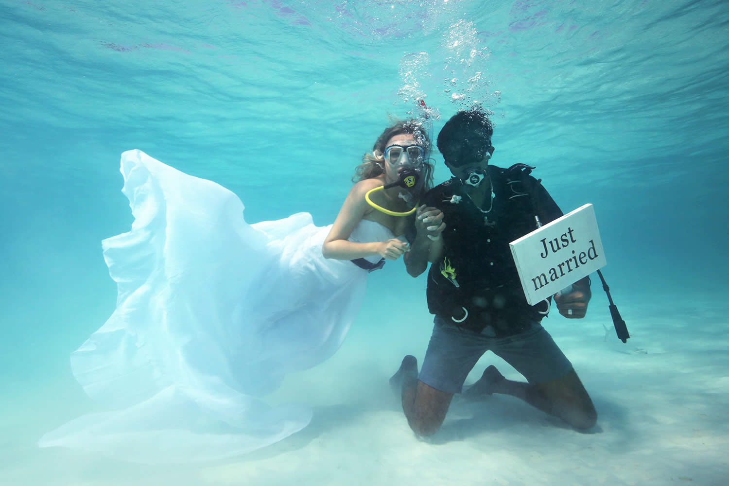 Подводные Свадьбы на мальдивах в анантара