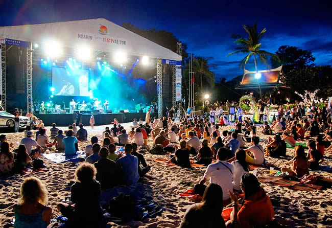 Джаз фестиваль в Хуа Хине прямо на пляже