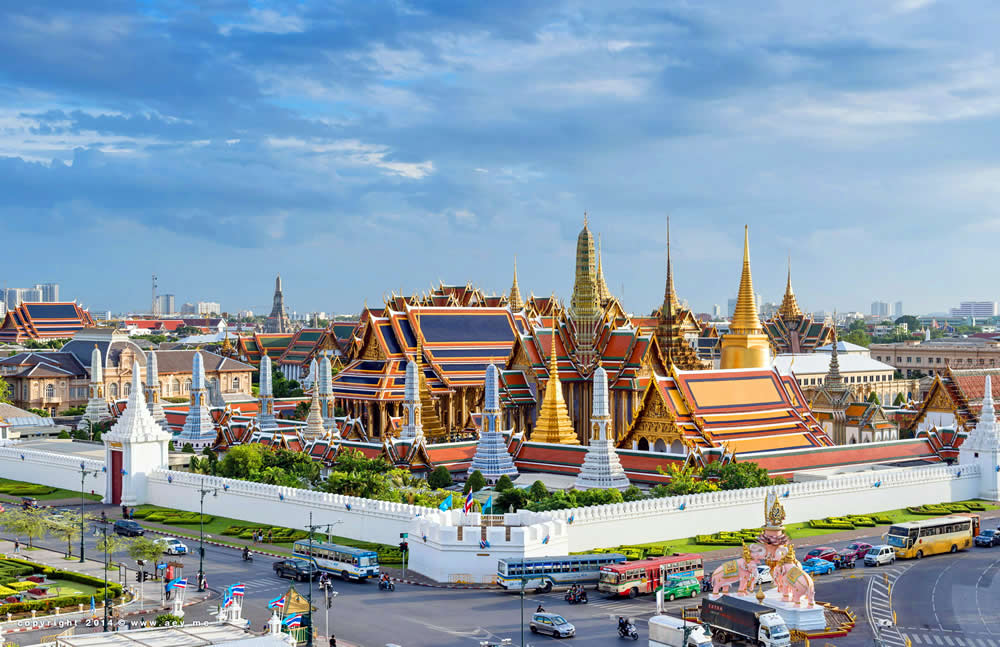 Большой Королевский Дворец и храм изумроудного будды в бангкоке