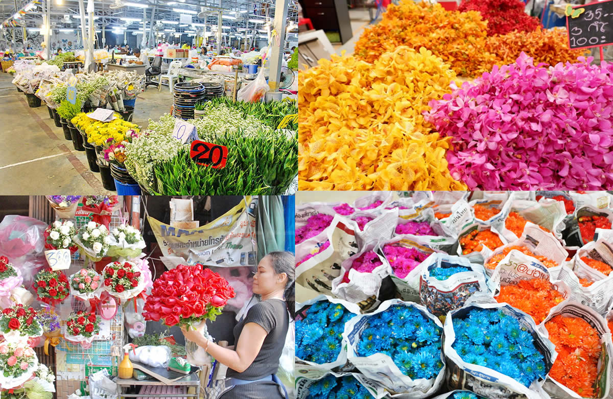 Цветочный Рынок в Бангкоке - самые красивые цветы - недорого