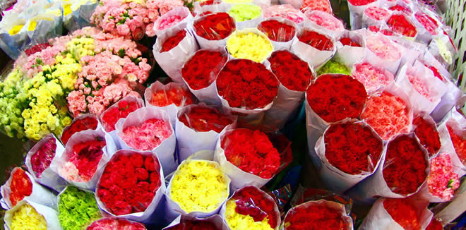 Цветочный Рынок Бангкока