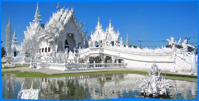 белый храм в Чианг Рай (Chian Rai) 